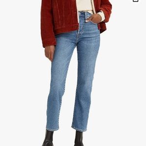 LEVI’s women’s wedgie straight jeans, size 24 -